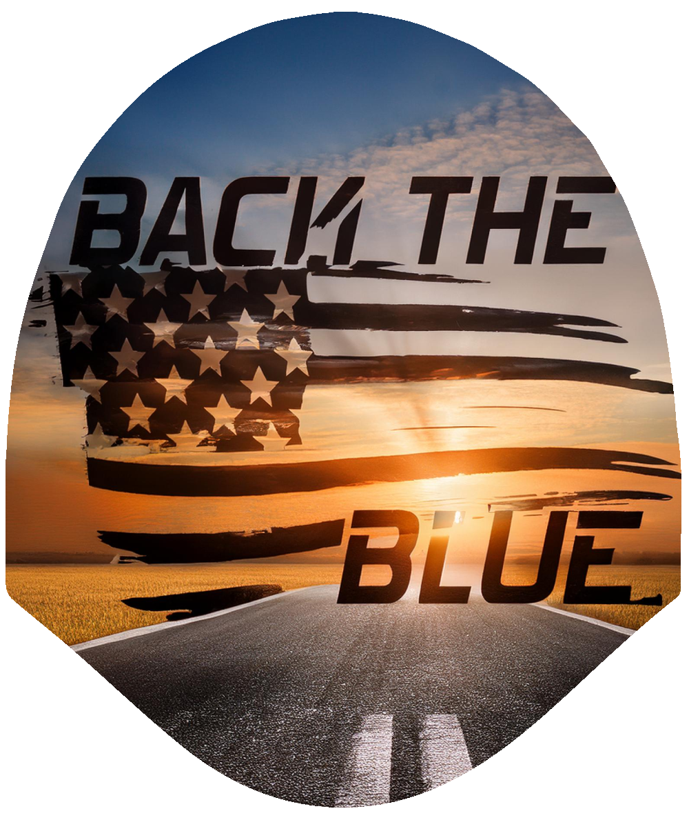 Patriotic - Back the Blue – Police Support Car Headrest Cover by HeadzRest