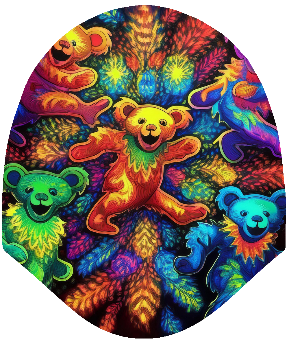 Parody - Psychedelic Car Headrest Cover by HeadzRest