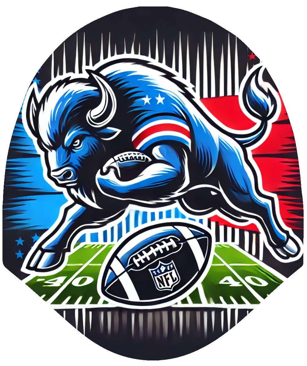 Football Other Teams - Buffalo Pride Car Headrest Cover by HeadzRest