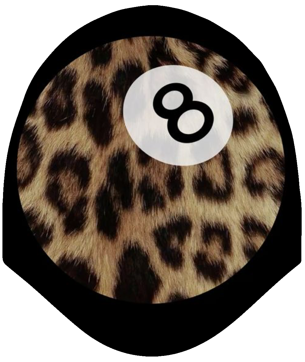 Teen - Cheetah 8-Ball Wild Style Car Headrest Cover by HeadzRest