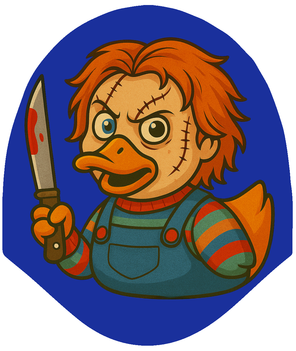 Duck - Chucky Inspired Car Headrest Cover by HeadzRest