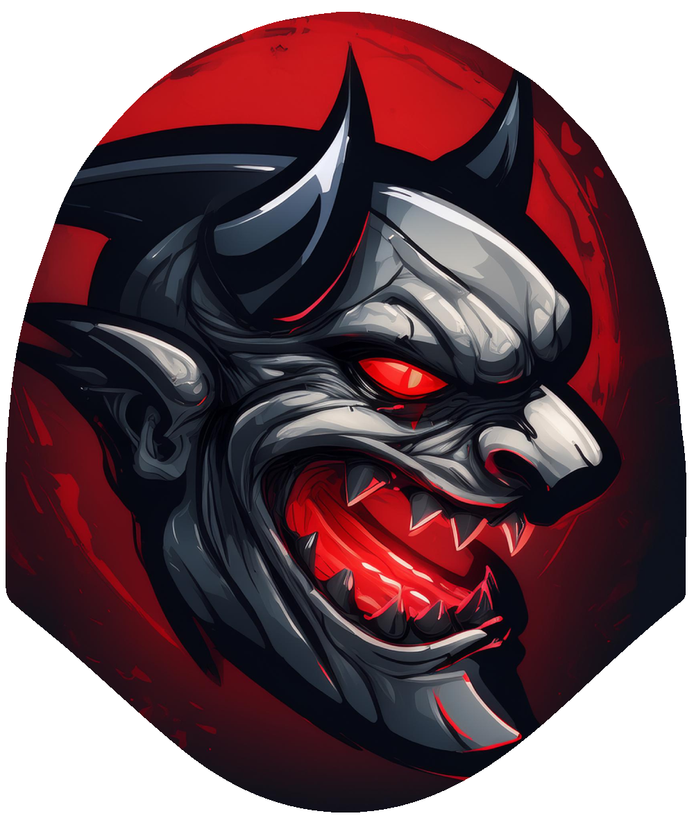 Vehicle Logo - Devil Car Headrest Cover by HeadzRest
