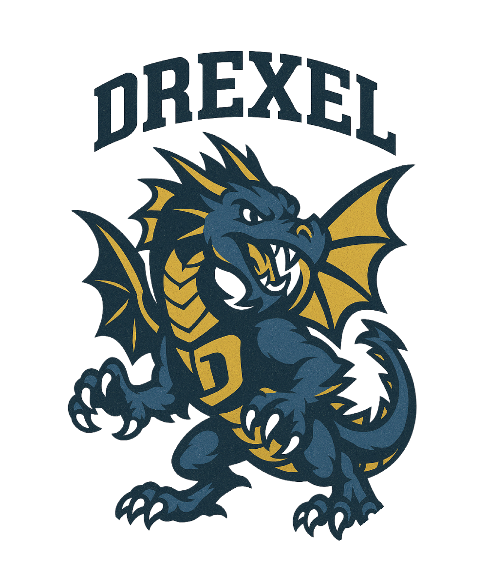 College - Drexel Dragons Car Headrest Cover by HeadzRest (Copy)