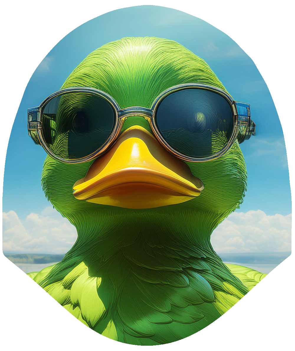 Duck – Jeep Green Car Headrest Cover by HeadzRest