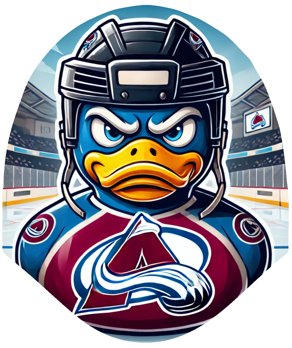 Duck Hockey - Avalanche Car Headrest Cover by HeadzRest