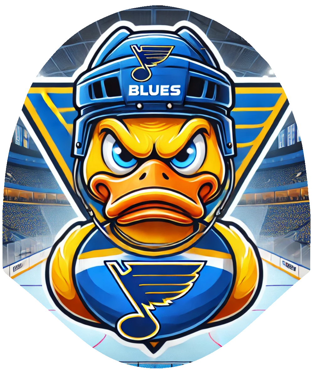 Duck Hockey - Bluejays Car Headrest Cover by HeadzRest