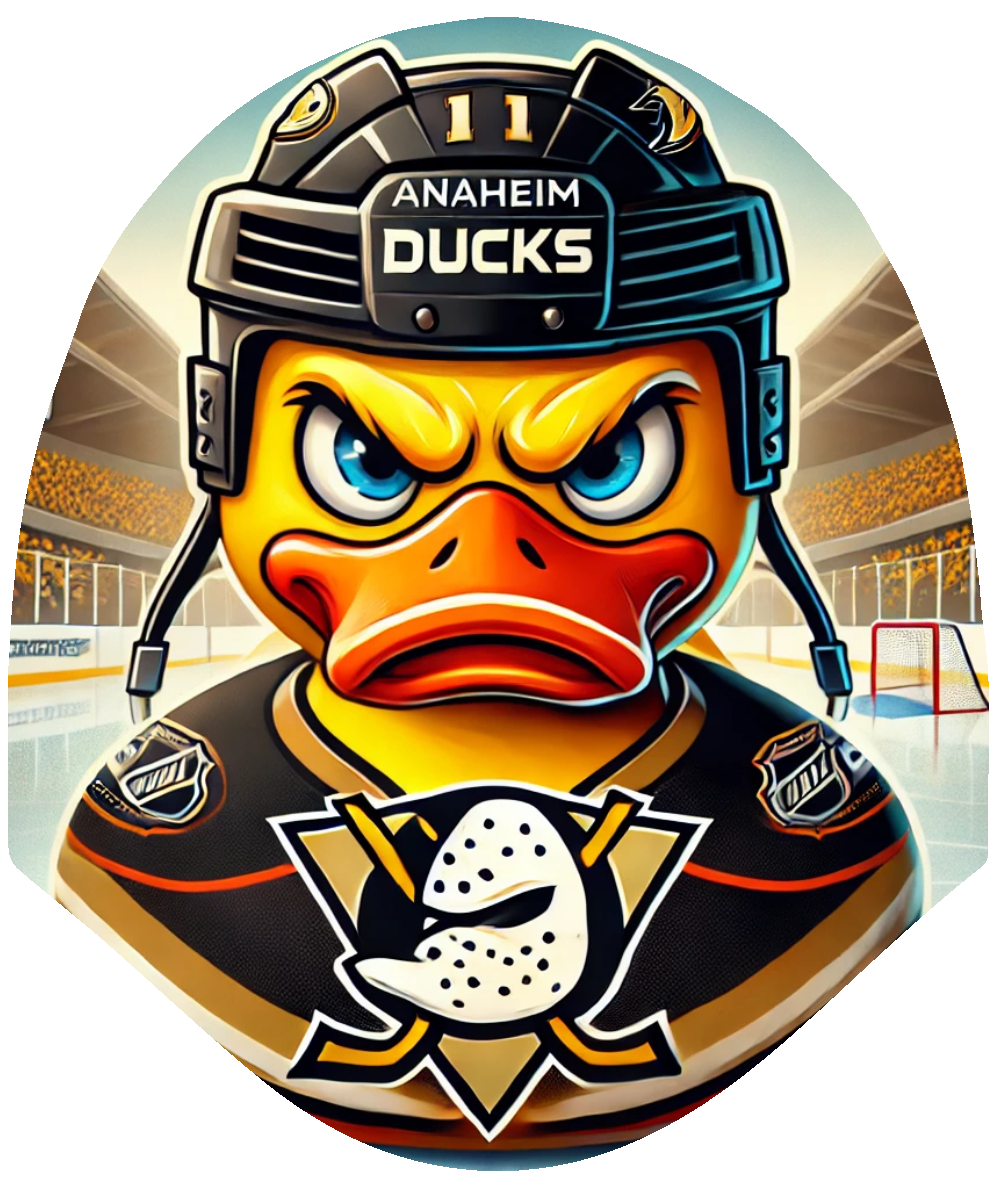 Duck Hockey - Ducks Car Headrest Cover by HeadzRest