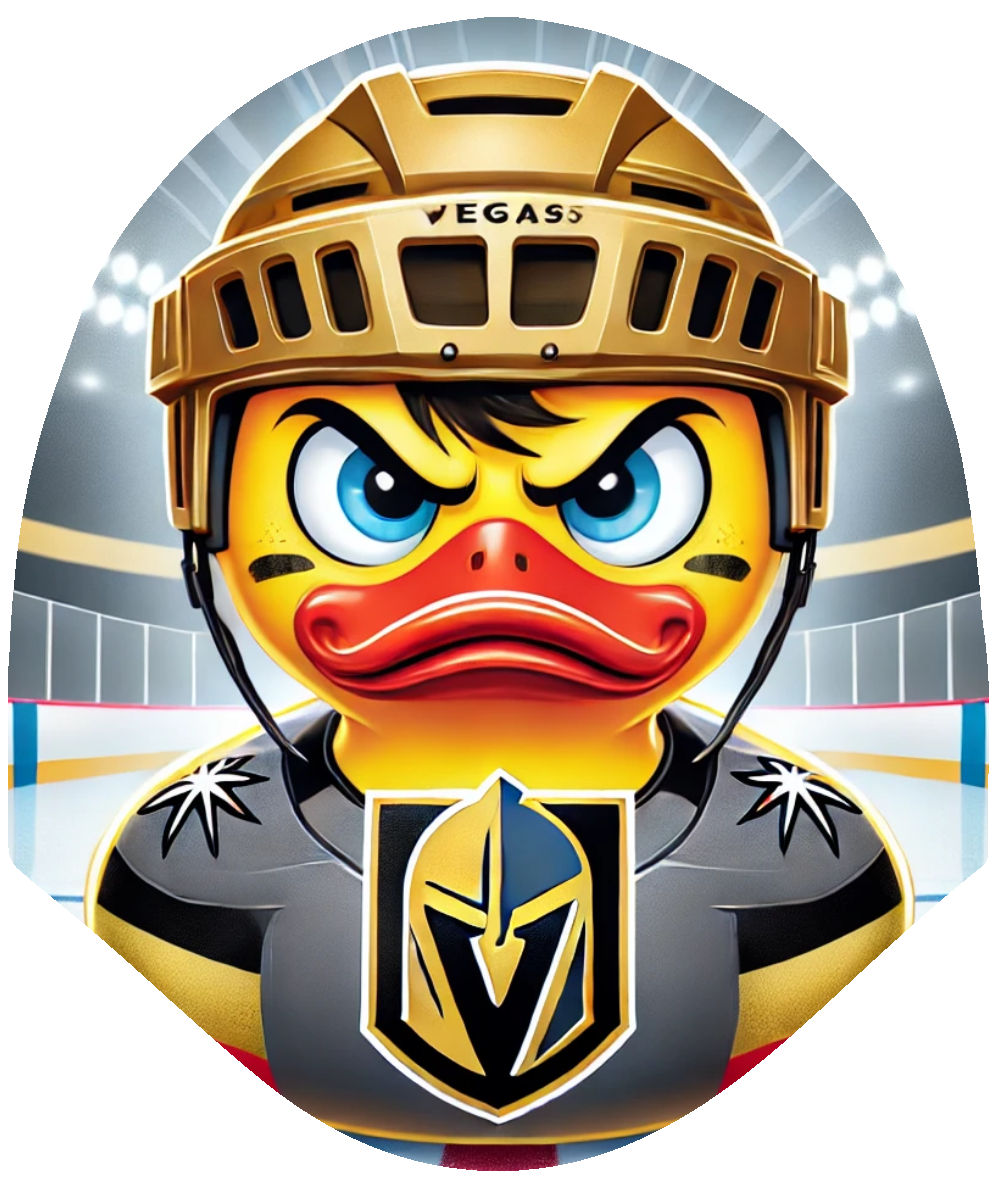 Duck Hockey - Knights Car Headrest Cover by HeadzRest