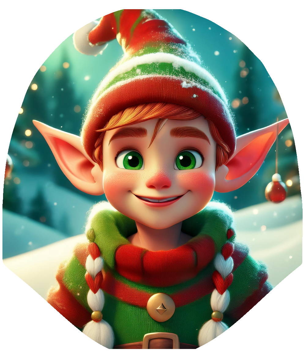 Holiday - Elf Ginger Car Headrest Cover by HeadzRest