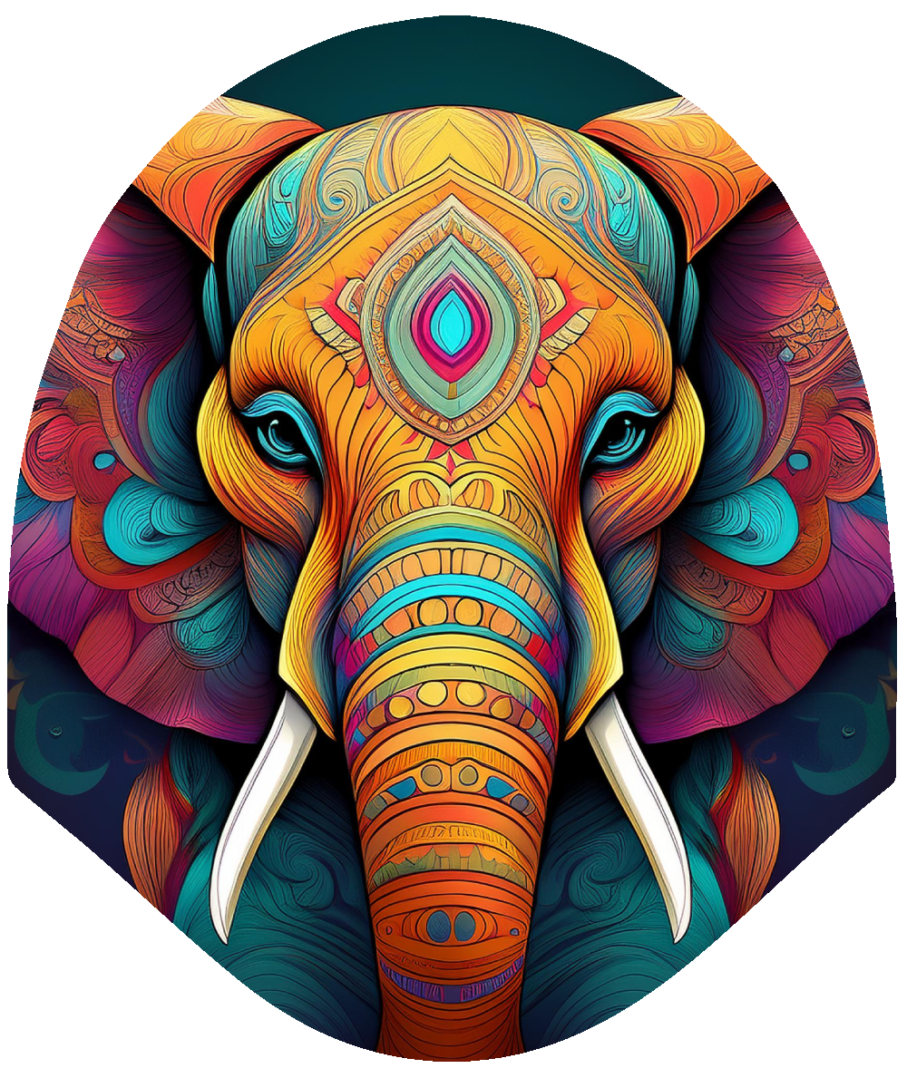 Nature - Good Fortune Elephant – Car Headrest Cover by HeadzRest