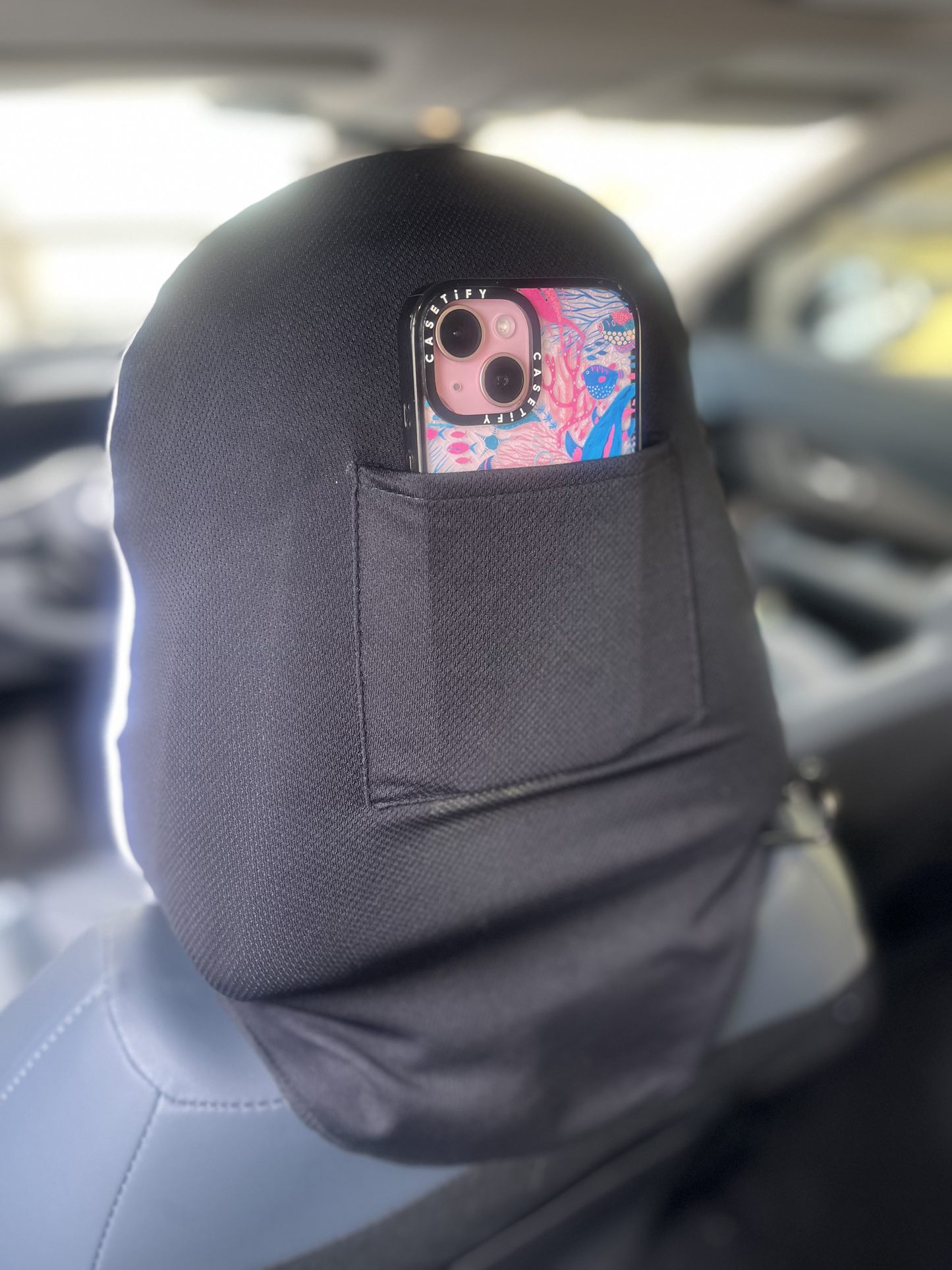Duck – Jeep Blue Car Headrest Cover by HeadzRest