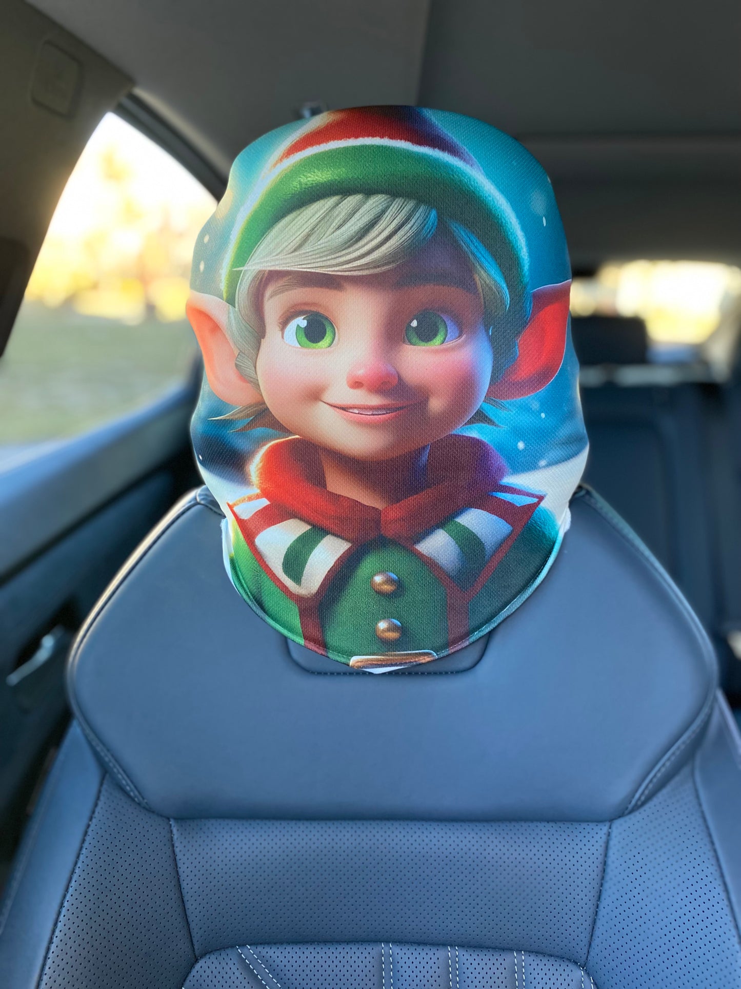 Elf (Blond) Car Headrest Cover by HeadzRest