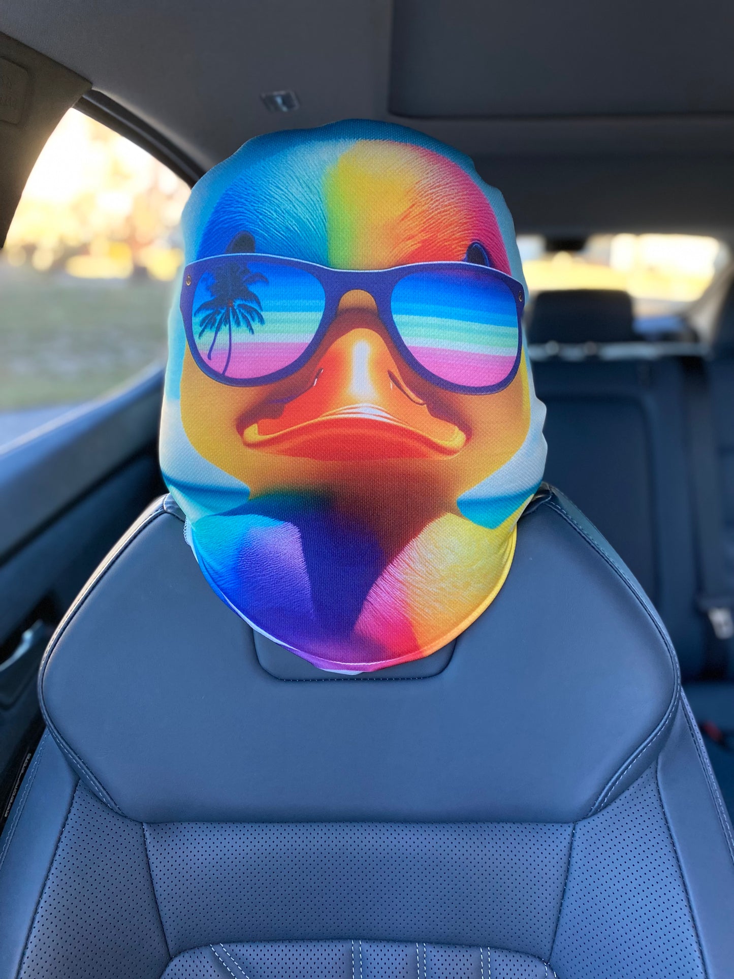 Duck – Jeep Pride Summer Car Headrest Cover by HeadzRest