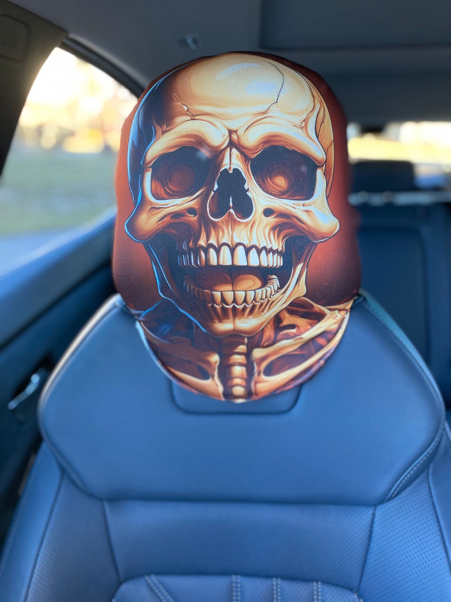 Funny Bones – Car Headrest Cover by HeadzRest