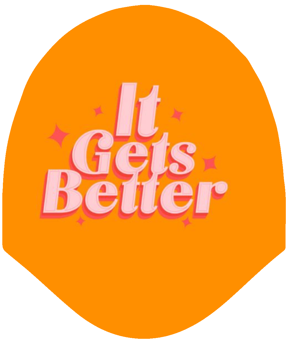 It Gets Better – Inspirational Car Headrest Cover by HeadzRest