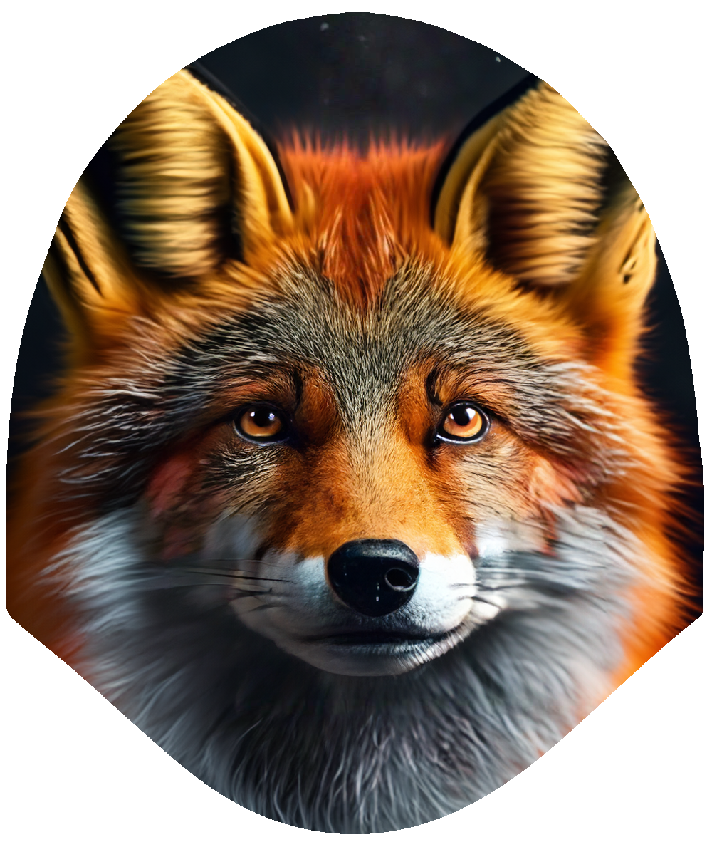 Nature - Wild Fox Car Headrest Cover by HeadzRest