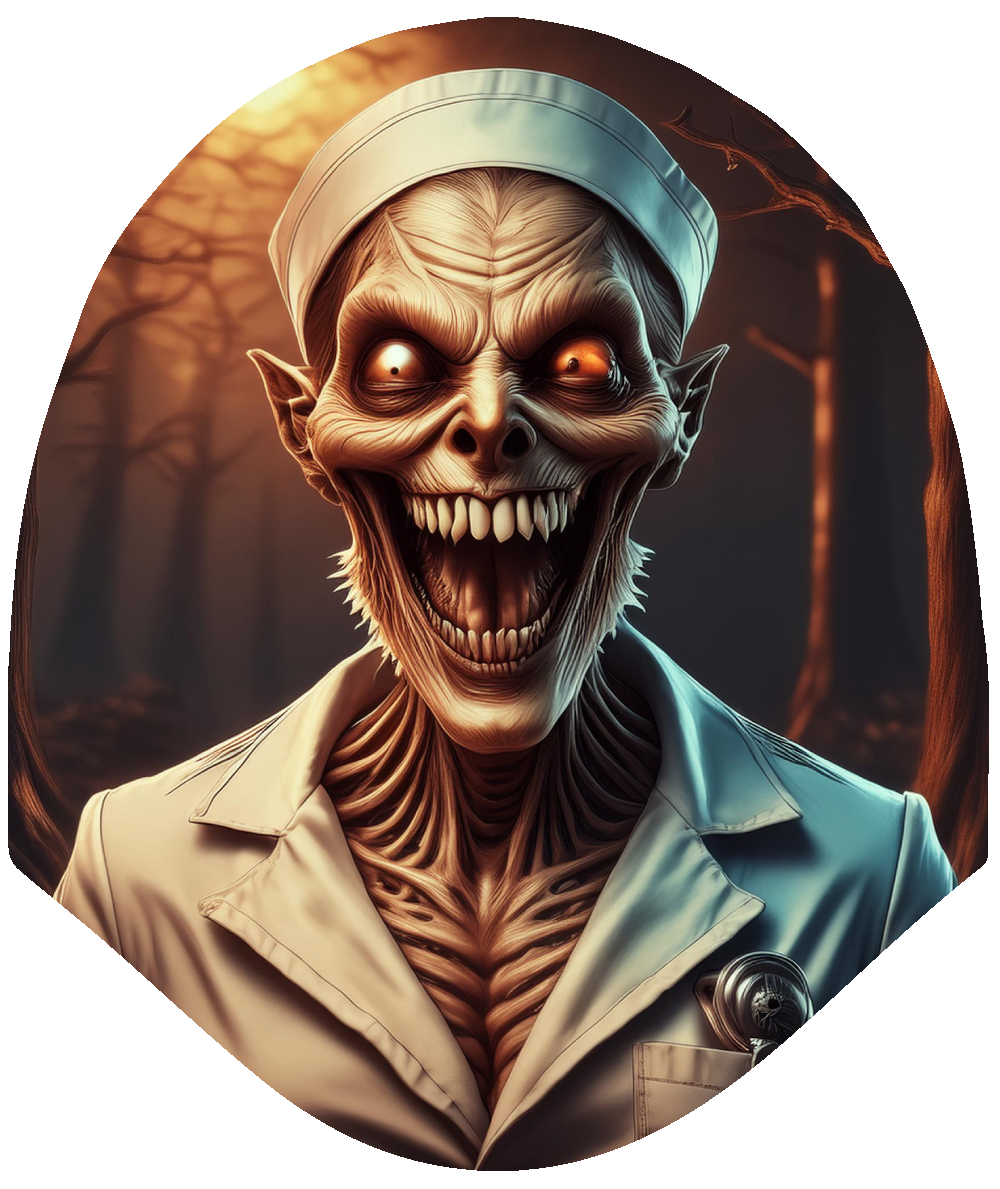 Halloween - Creepy Nurse Horror Edition Car Headrest Cover by HeadzRest