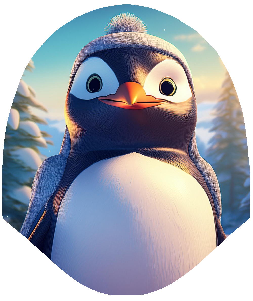 Penguin Holiday – Festive Car Headrest Cover by HeadzRest