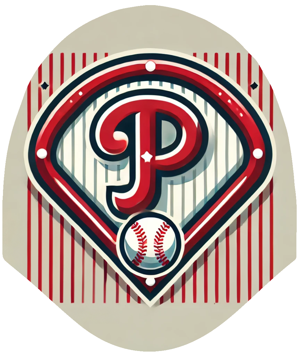 Baseball - Phillies Inspired Car Headrest Cover by HeadzRest