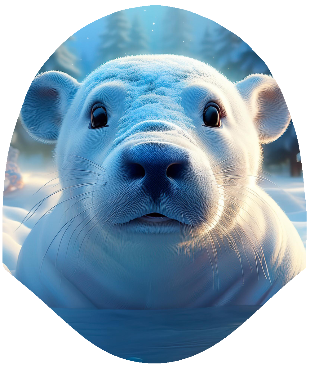 Polar Bear – Arctic Style Car Headrest Cover by HeadzRest