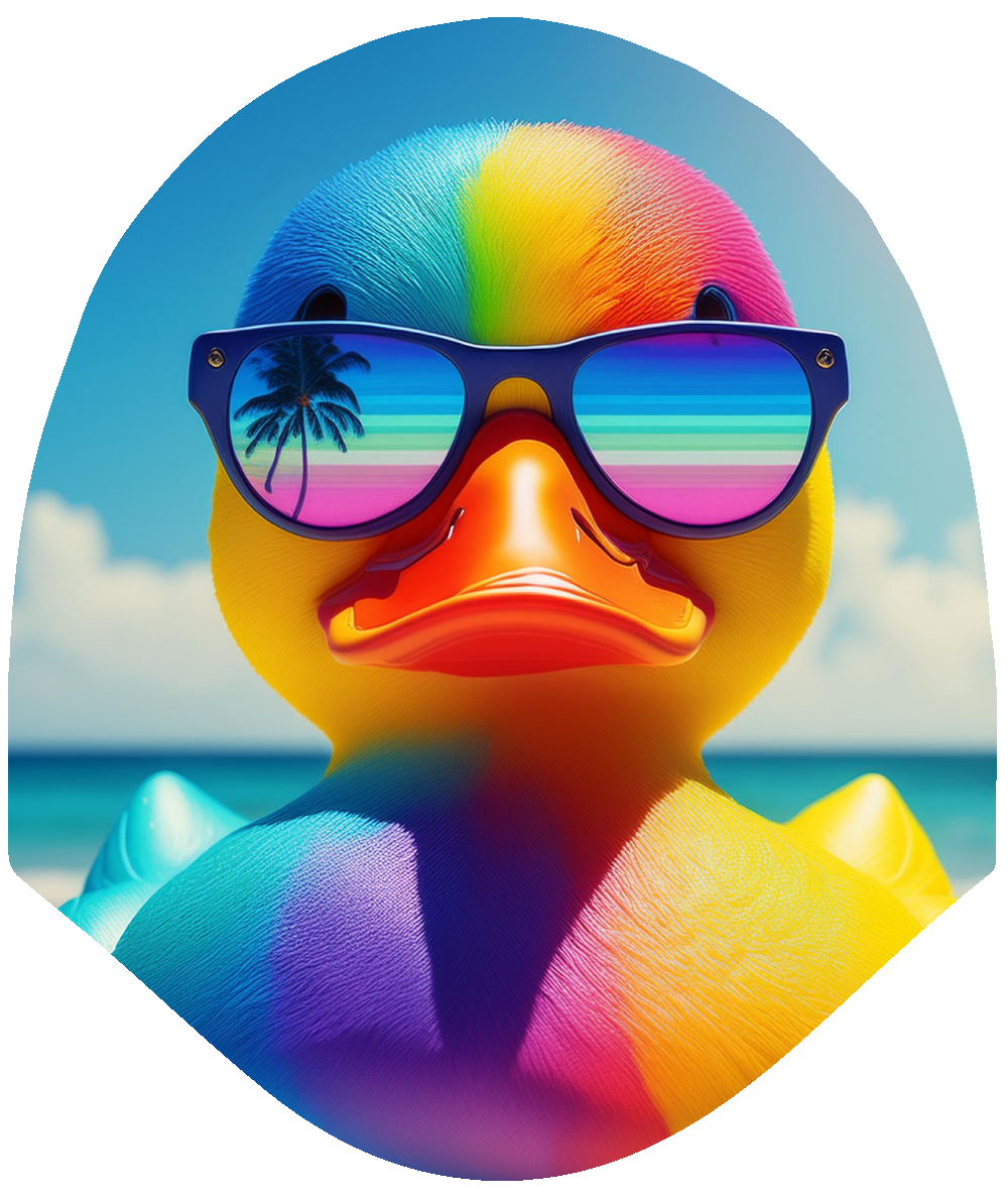 Duck – Jeep Pride Summer Car Headrest Cover by HeadzRest