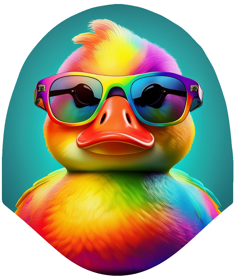 Duck – Jeep Pride Car Headrest Cover by HeadzRest