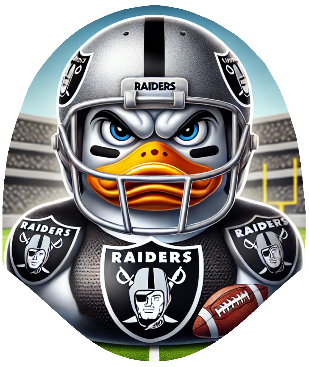 Duck – Football Raiders Car Headrest Cover by HeadzRest