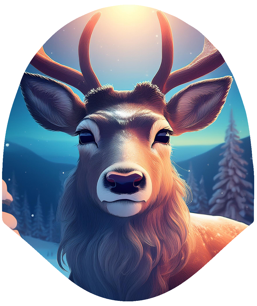 Reindeer – Holiday Car Headrest Cover by HeadzRest