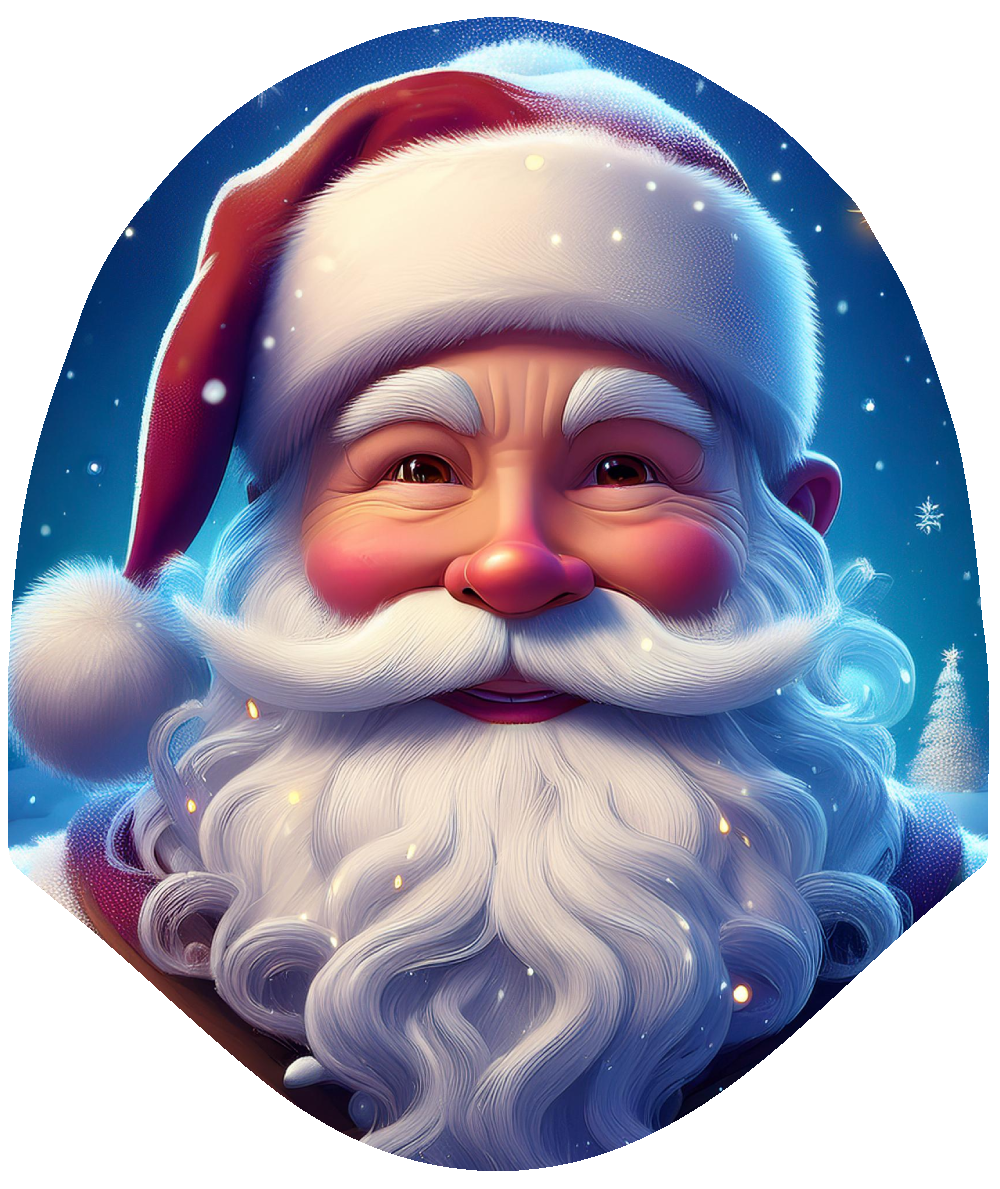 Jolly Santa – Christmas Car Headrest Cover by HeadzRest