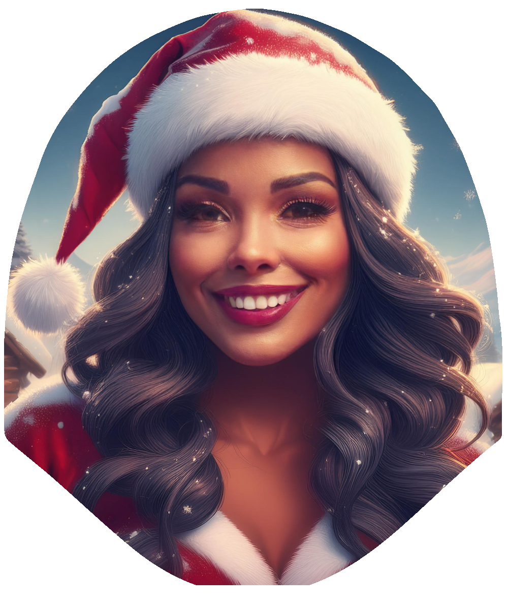 Santa Babe – Holiday Cheer Car Headrest Cover by HeadzRest