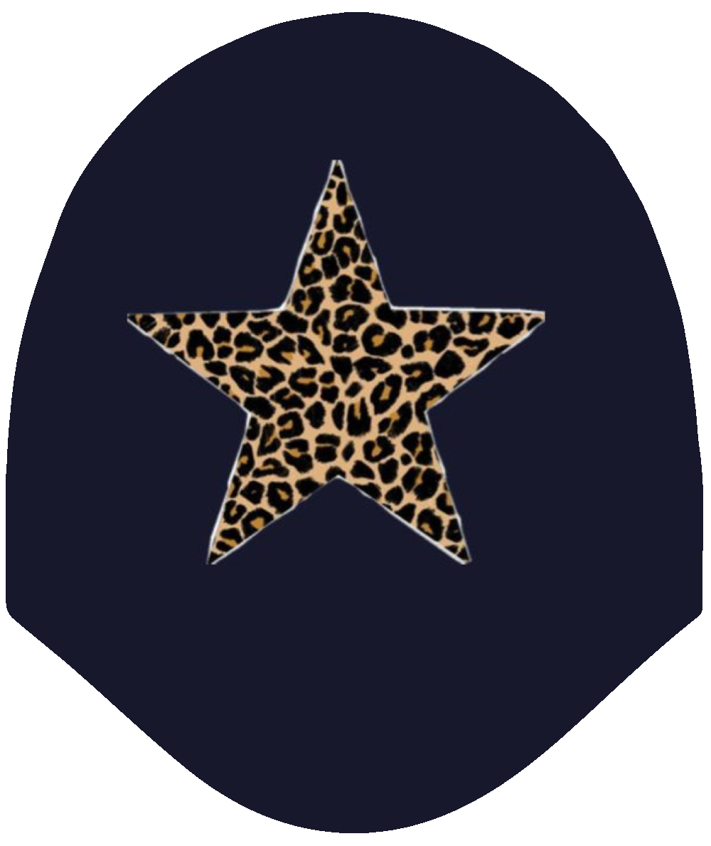 Teen - Cheetah Star Bold Animal Print Car Headrest Cover by HeadzRest
