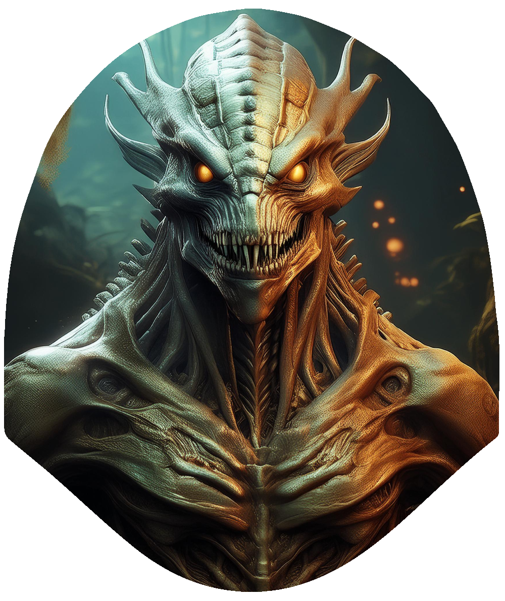 Halloween - Alien Warlord – Cosmic Beast Car Headrest Cover by HeadzRest