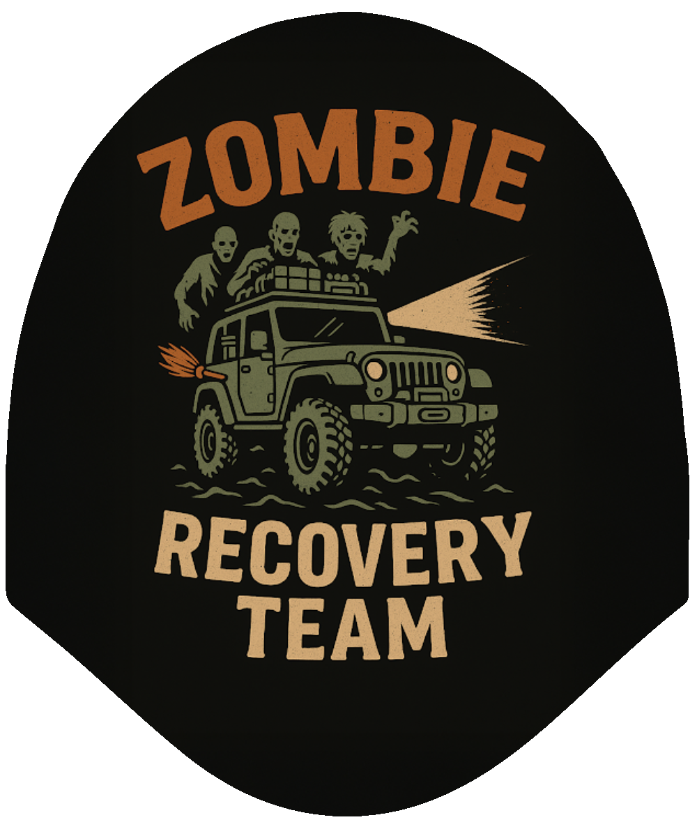 Zombie Recovery Team – Car Headrest Cover by HeadzRest