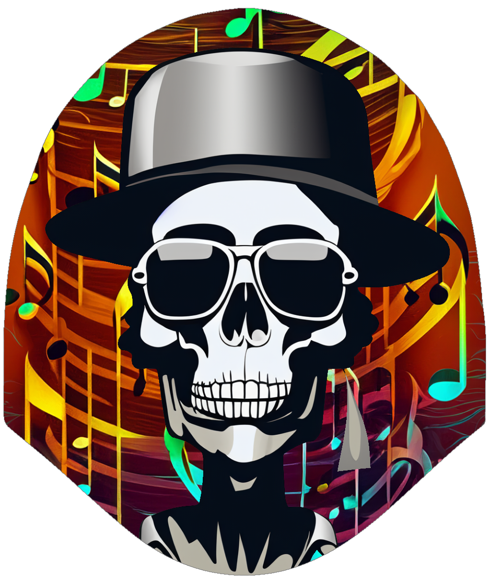Soul Beats – Musical Skull Car Headrest Cover by HeadzRest