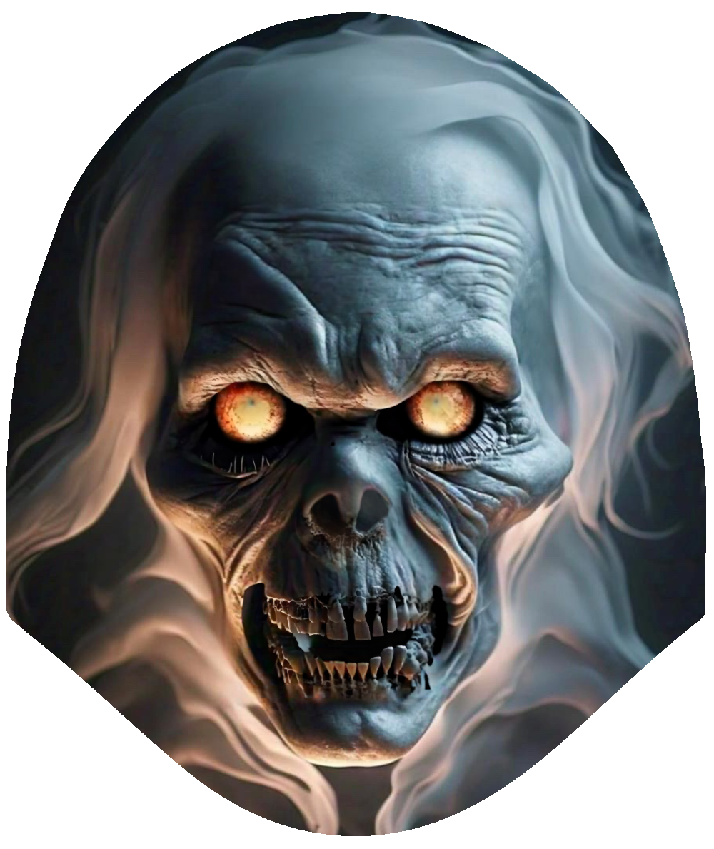 Phantom Skull – Haunted Spirit Car Headrest Cover by HeadzRest