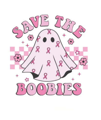 Awareness - BCA Save the Boobies – Spooky Car Headrest Cover by HeadzRest
