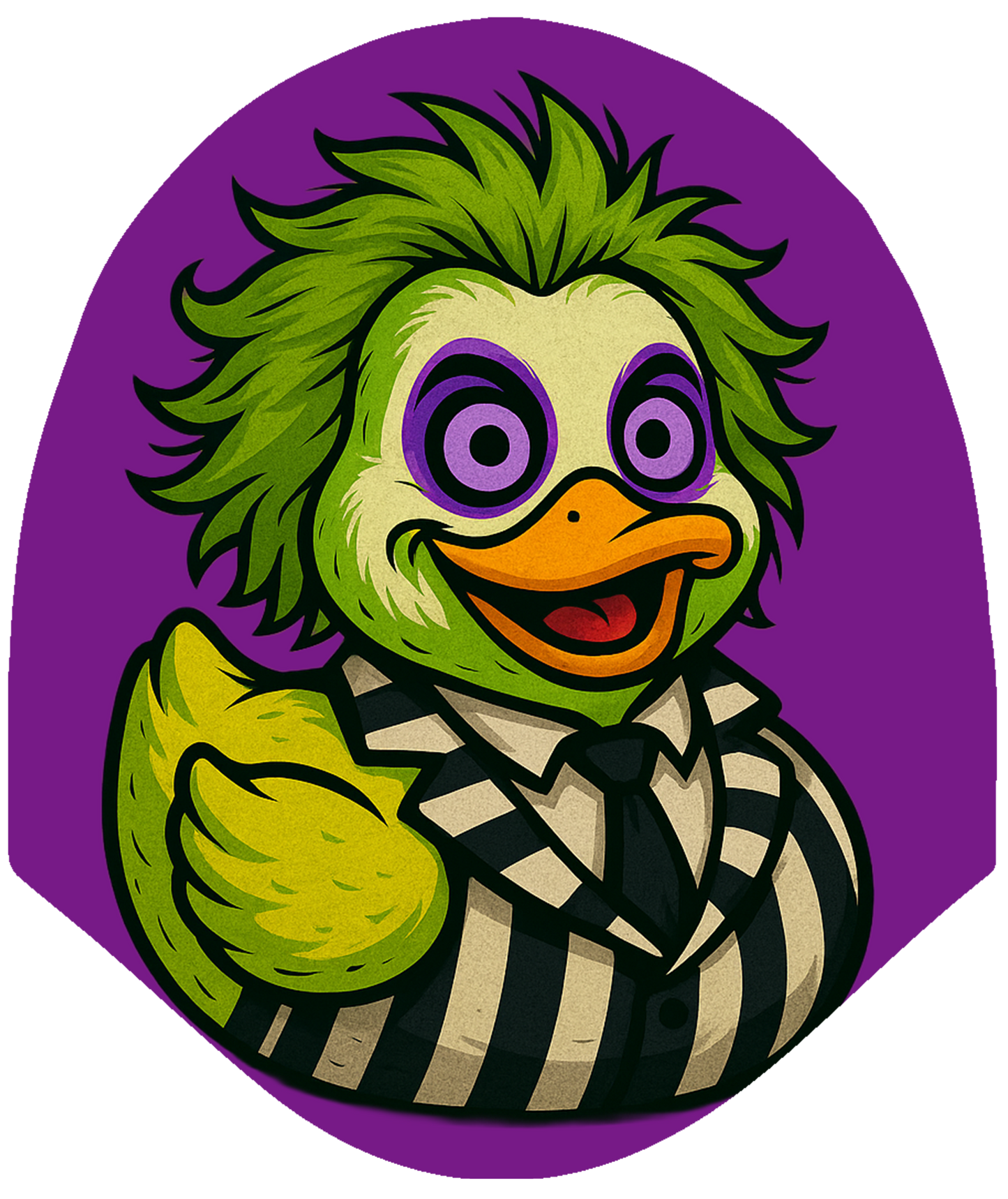 Duck Jeep Halloween - Beetlejuice Car Headrest Cover by HeadzRest