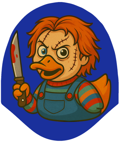 Duck - Chucky Inspired Car Headrest Cover by HeadzRest