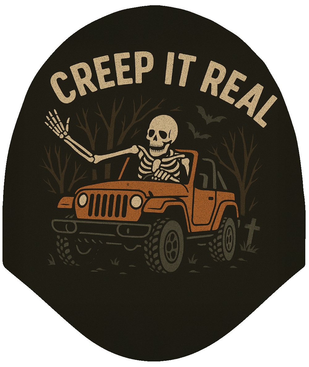 Jeepin - Skeleton Off-Road Car Headrest Cover by HeadzRest