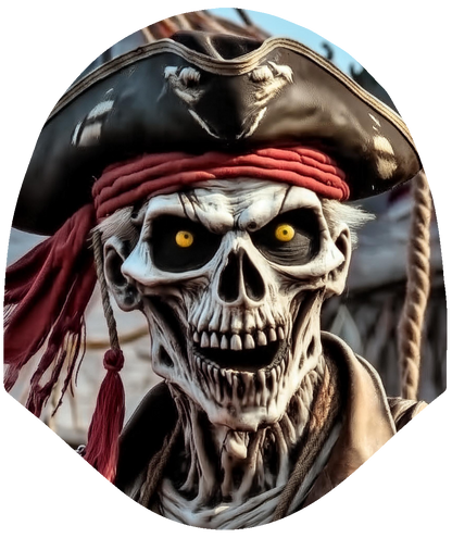 D-Pirate - Car Headrest Cover