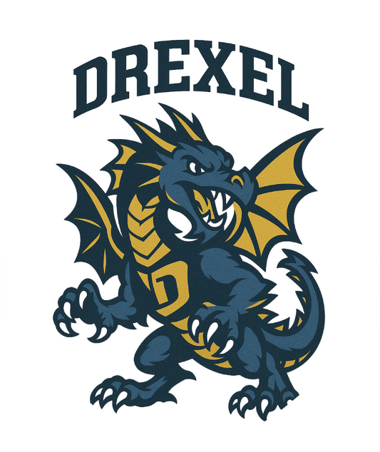 College - Drexel Dragons Car Headrest Cover by HeadzRest (Copy)