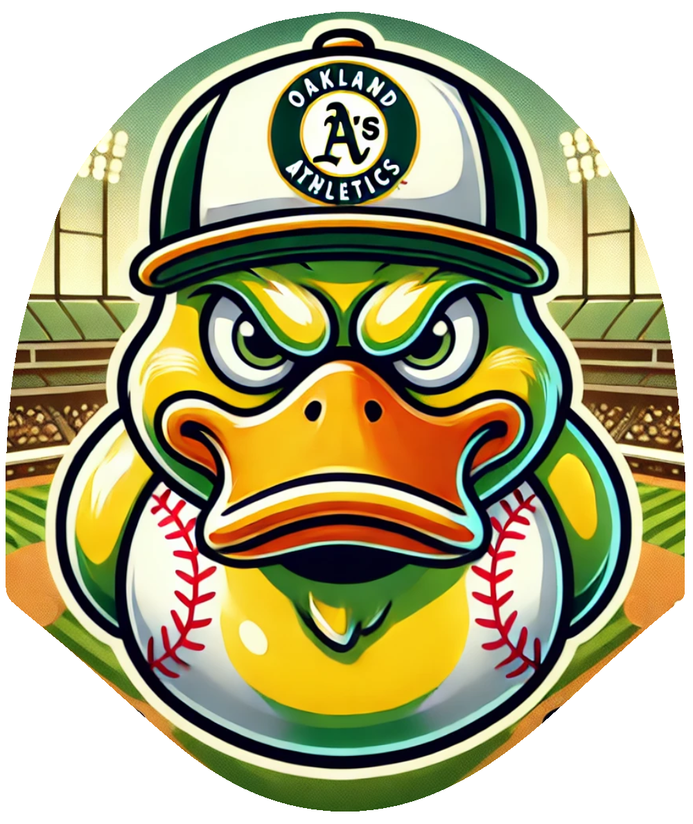 Duck – Baseball A’s Inspired Car Headrest Cover by HeadzRest