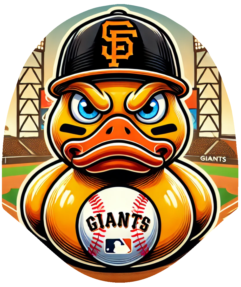 Duck – Baseball Giants Car Headrest Cover by HeadzRest