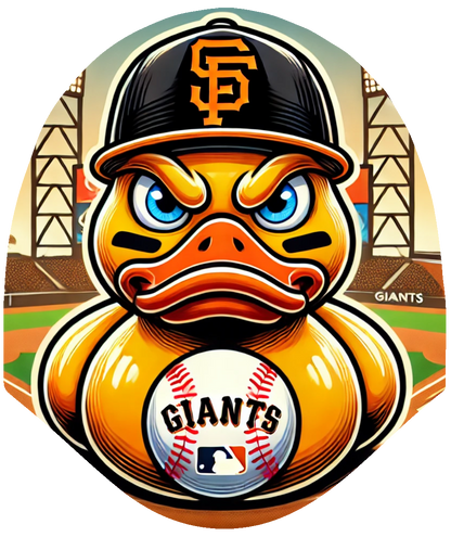 Duck – Baseball Giants Car Headrest Cover by HeadzRest