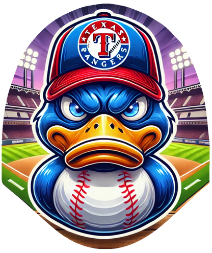 Duck – Baseball Rangers Car Headrest Cover by HeadzRest