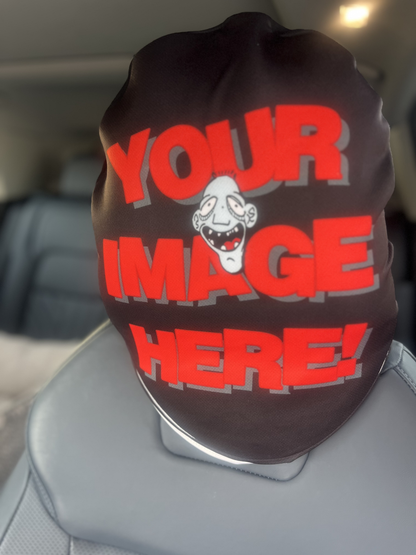 Duck Hockey Wilds – Personalised Car Headrest Cover for Sports Fans