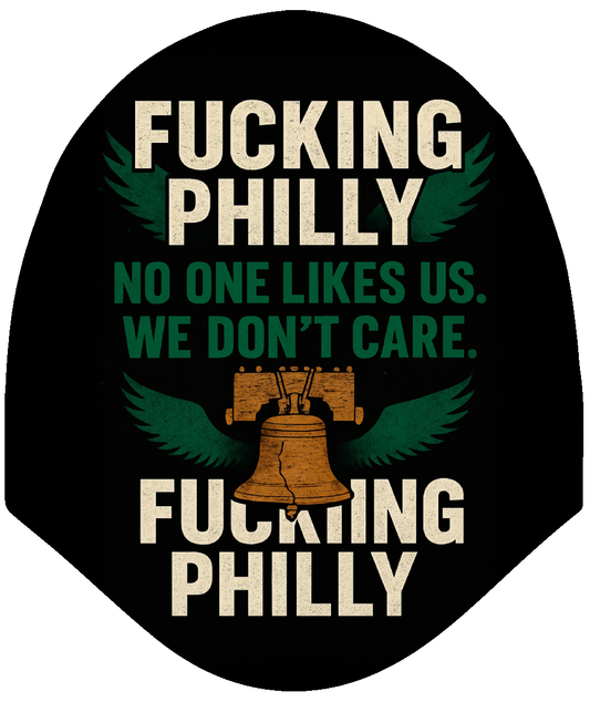 F*ing Philly – Liberty Bell Headrest Cover by HeadzRest**