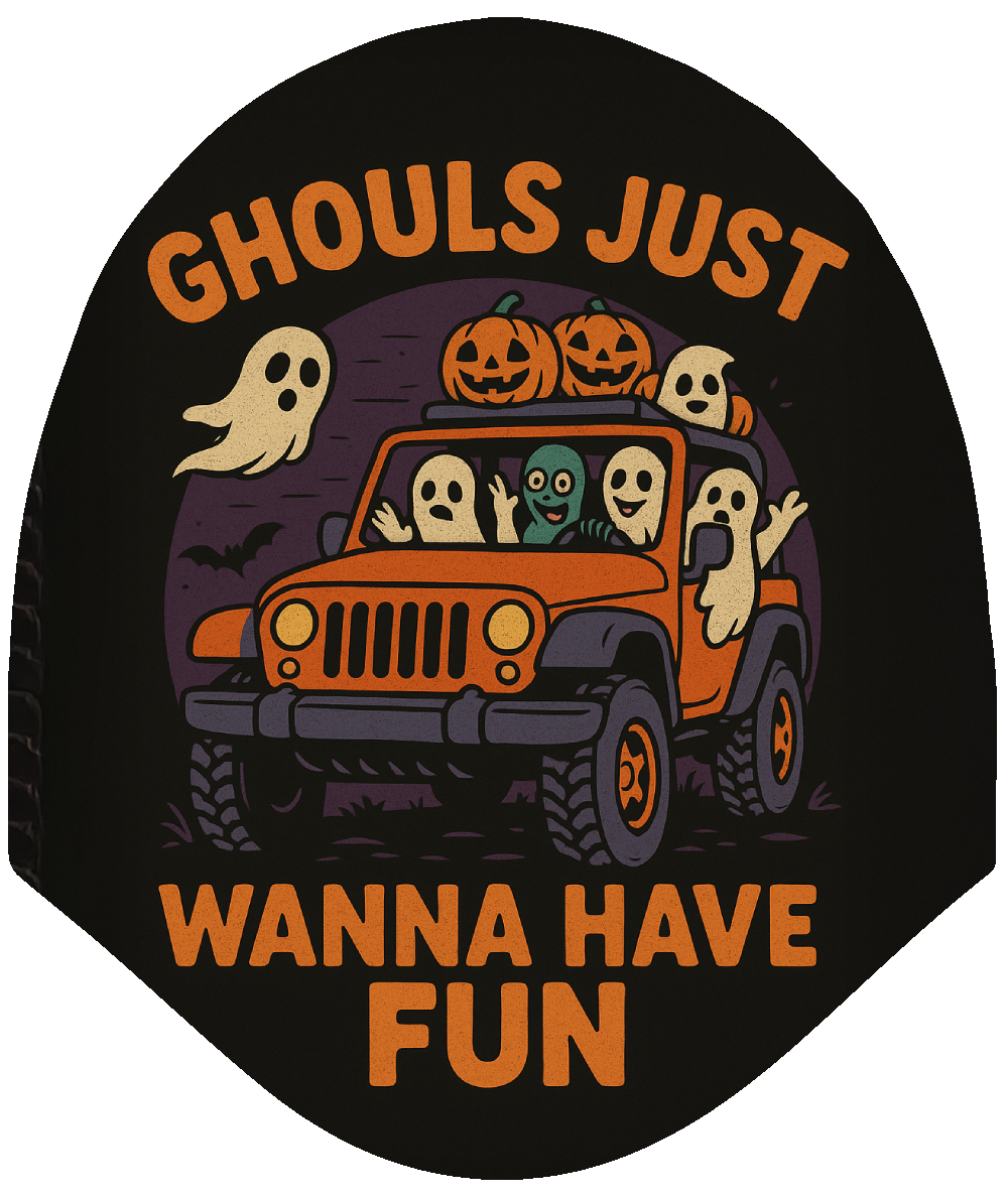 Ghouls Just Wanna Have Fun – Halloween Jeep Headrest Cover by HeadzRest