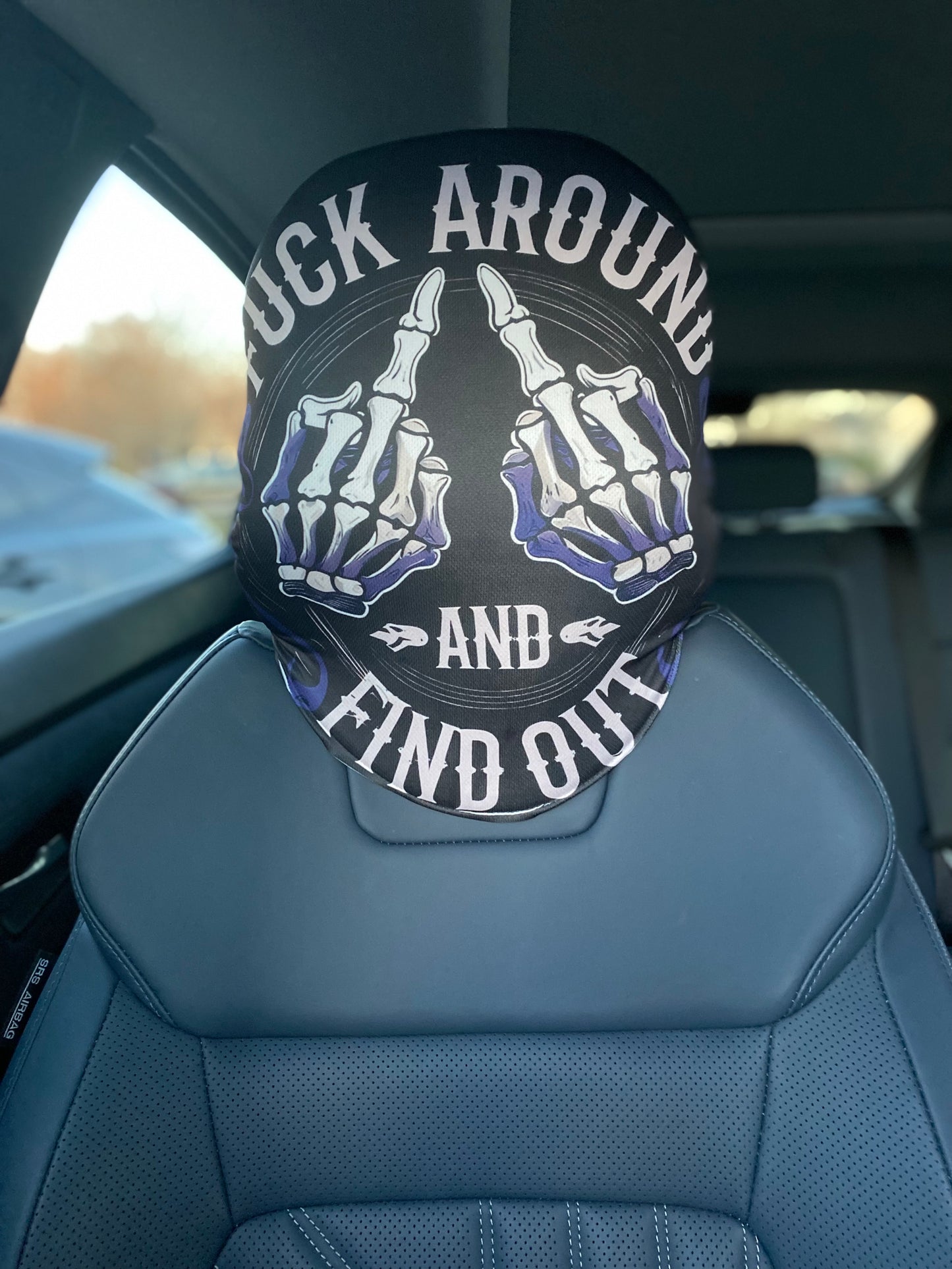 FAAFO - Car Headrest Cover