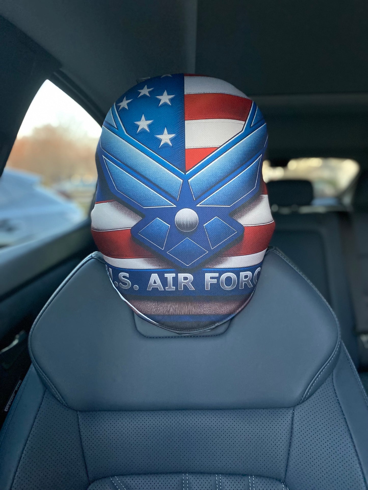 Military Branches - Air Force - Car Headrest Cover